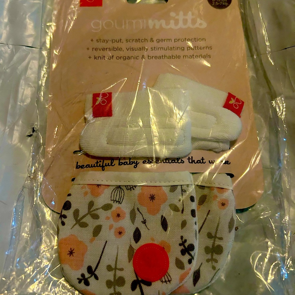 Goumi Mitts No Scratch Baby Infant Mittens- Enchanted Garden